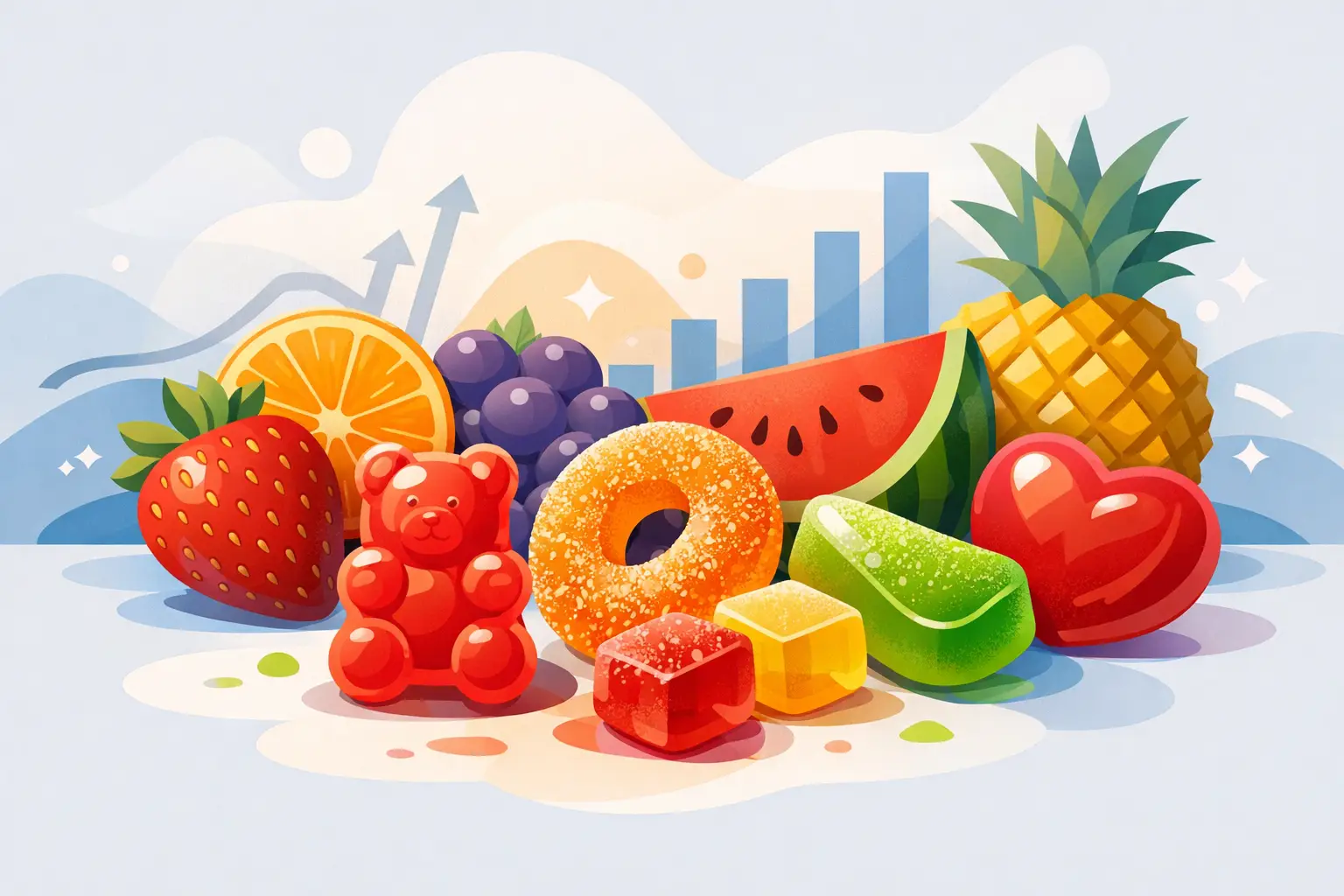 Why Fruit Flavored Gummy Candy Hits Hard